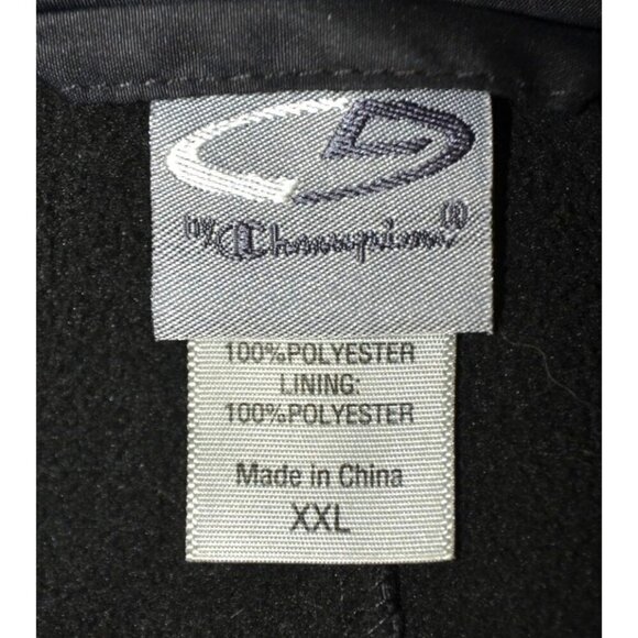 Champion Men's Full Zip Soft Shell Jacket Size XXL Zip Pockets Lined Athletic - Picture 10 of 12